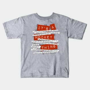Hockey Slang Kids T-Shirt